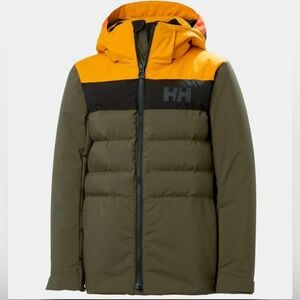 Helly Hansen Jr Cyclone Ski Jacket Utility Green 
Size 10